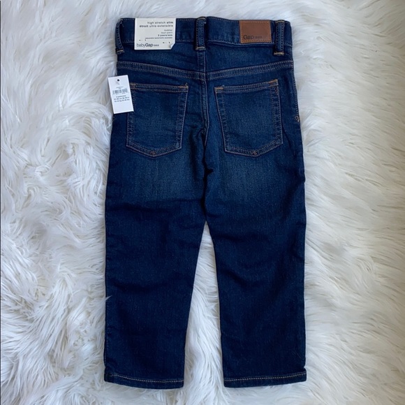 GAP toddler boys dark blue jeans - size 3T - Picture 2 of 8